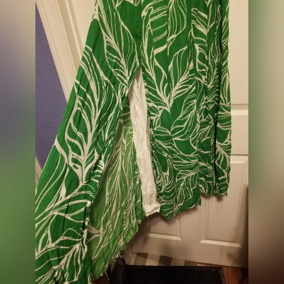 Free One Strapless Maxi Dress Green Size XS - Picture 5 of 6